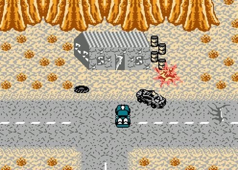 Mad Max (NES, 1990) : Das bisher letzte Mad-Max-Spiel erschien 1990 für das Nintendo Entertainment System. Als Max Rockatansky mussten die Spieler die Straßen des Outback von Banditen säubern.