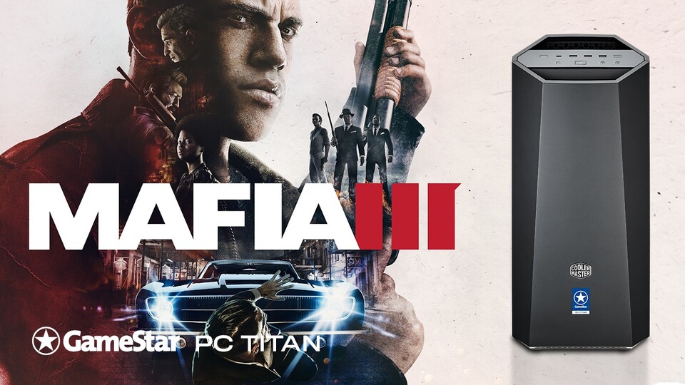 Family is who you die for! Mafia 3 gibt es jetzt im Bundle zusammen mit dem Supercomputer One GameStar-PC TITAN. 