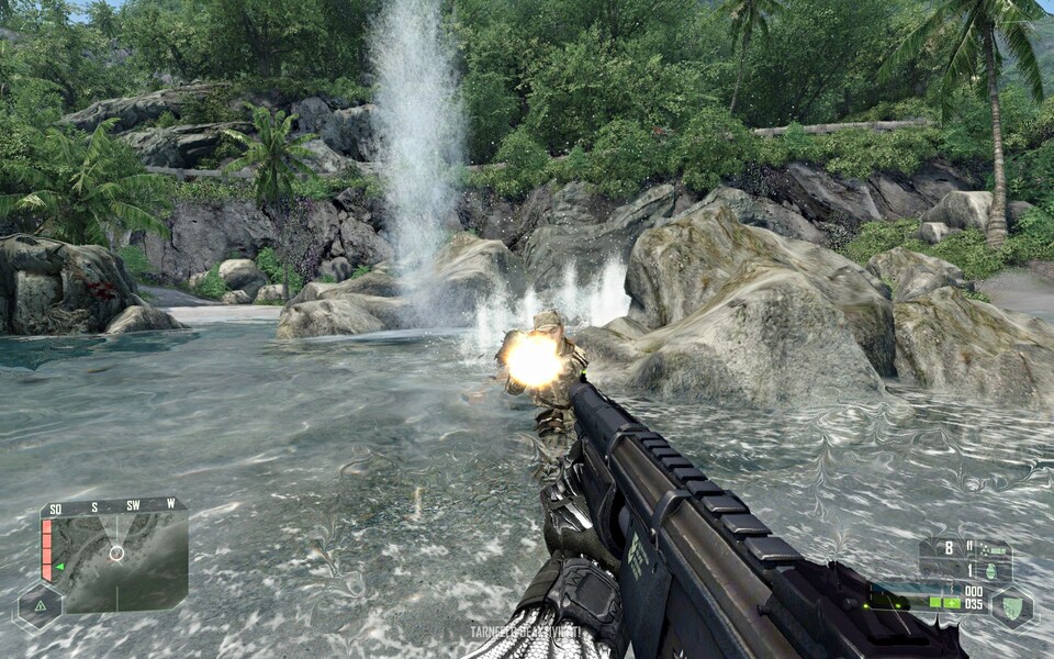 Crysis ist zweifelsohne der derzeit schönste Shooter und hat die Grafik-Messlatte für kommende Titel auf ein neues Niveau angehoben.