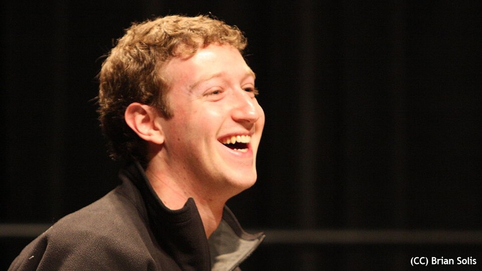 Mark Zuckerberg soll »dadada« auf mehreren Webseiten als Passwort verwendet haben.