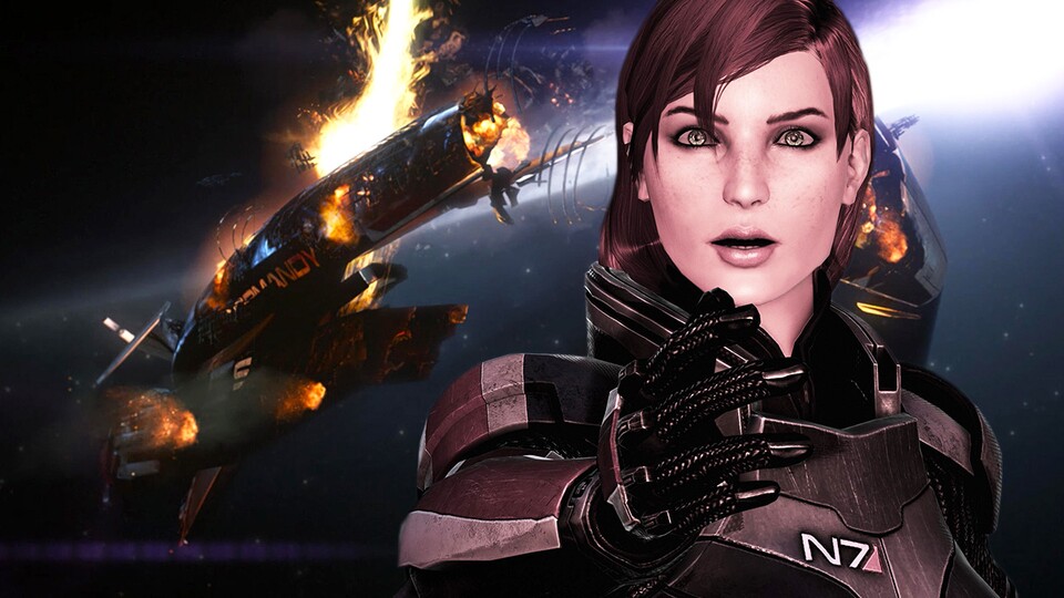 Zum Start von Mass Effect 2 macht Shepard Schreckliches durch.