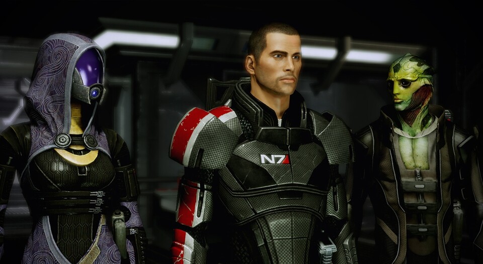 Gewohnt aufwändig animiert und beispiellos spannend: die Dialoge von Mass Effect 2.
