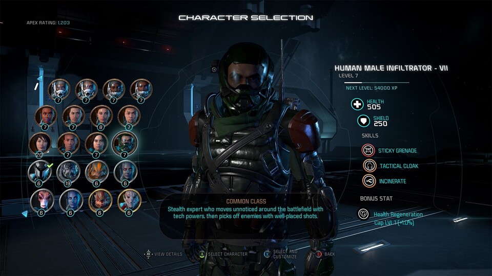 Im Multiplayer-Part von Mass Effect: Andromeda sind auch Alienrassen spielbar.