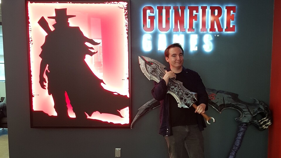 Maurice bei Darksiders-3-Entwickler Gunfire Games.
