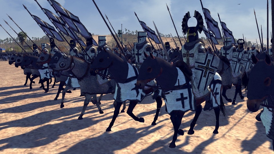 Mit der Medieval Kingdoms Total War 1212 AD lassen sich auch in Attila schon beeindruckende Mittelalterschlachten schlagen, aber leider (bisher) ohne Kampagne.