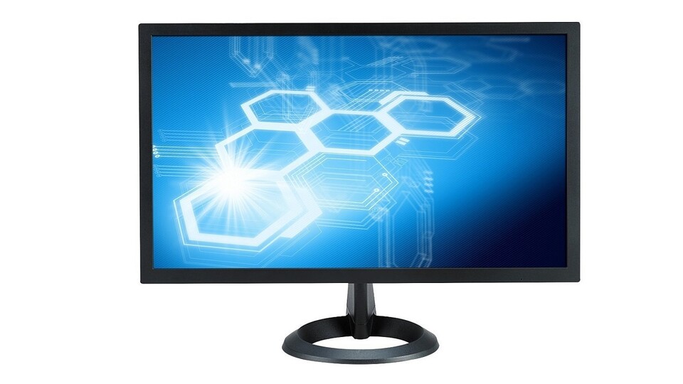 Mit dem Medion P54334 20,7&quot; Monitor lässt sich die verfügbare Bildschirmfläche recht preiswert erweitern.