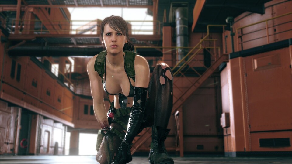 Die Scharfschützin Quiet kann derzeit in Metal Gear Solid 5: The Phantom Pain für zerstörte Spielstände sorgen.