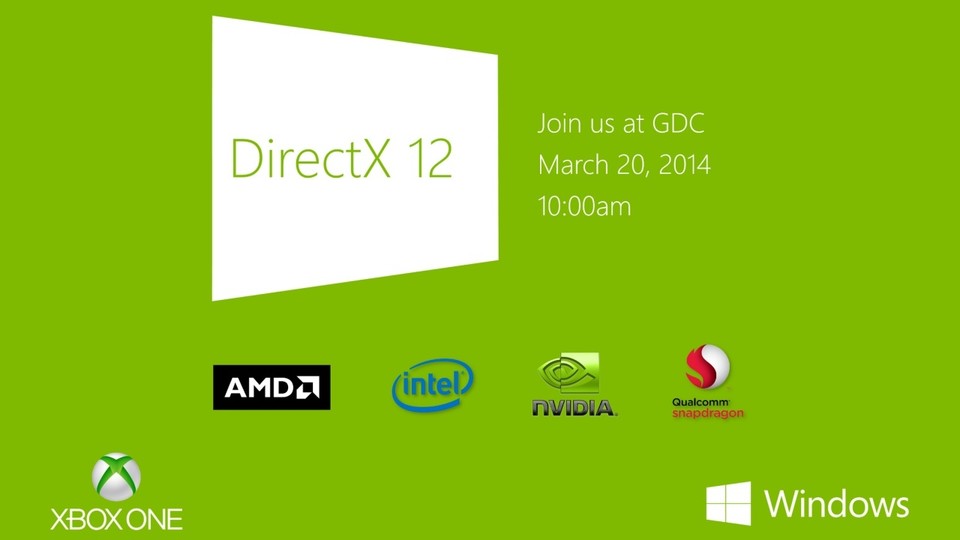 DirectX 12 soll sowohl bei der Xbox One als auch bei PCs für höhere Bildraten sorgen, indem die Prozessorleistung möglichst optimal ausgenutzt wird. 