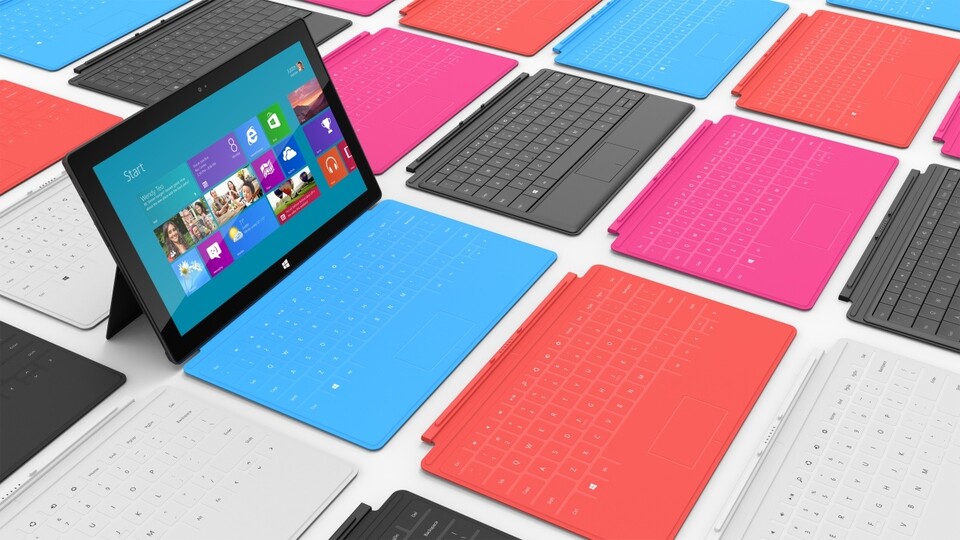 Windows 8 wird auch auf Microsoft eigenen Surface-Tablets laufen.