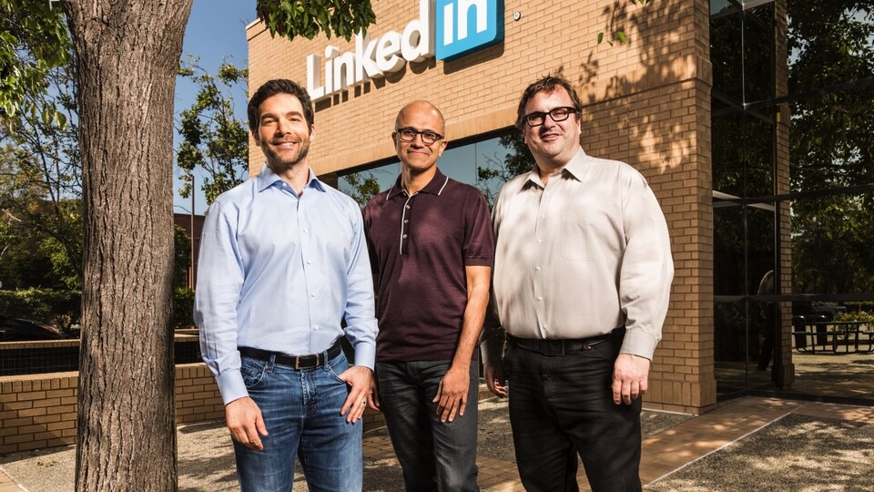 Microsoft übernimmt LinkedIn für enorme 26,2 Milliarden US-Dollar. (Bildquelle: Microsoft)