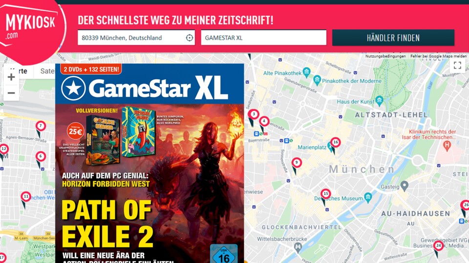 Mit Mykiosk.com findet ihr einen GameStar-Händler in eurer Nähe.