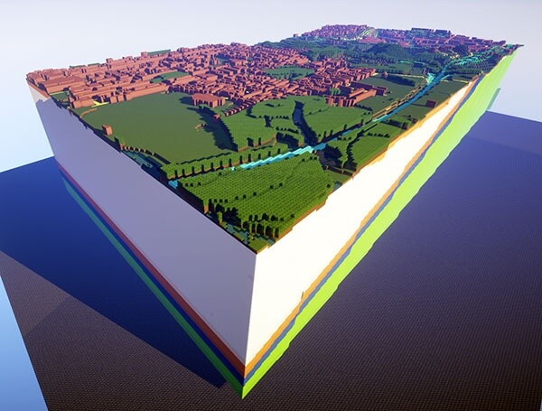 Das British Geological Survey hat mithilfe von Minecraft mehrere geologische 3D-Modelle erstellt.