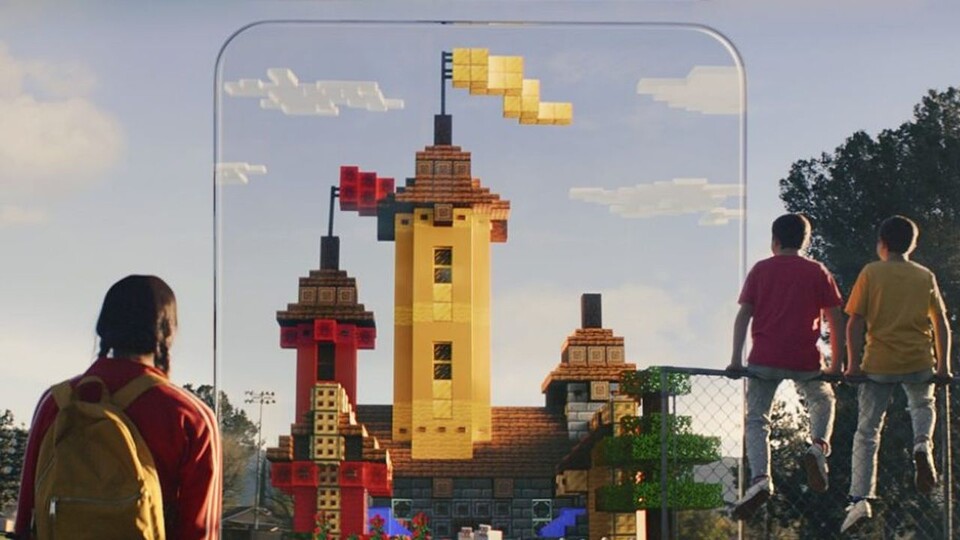 Minecraft Earth ist ein AR-Spin-off von Minecraft und erscheint für Mobilgeräte.
