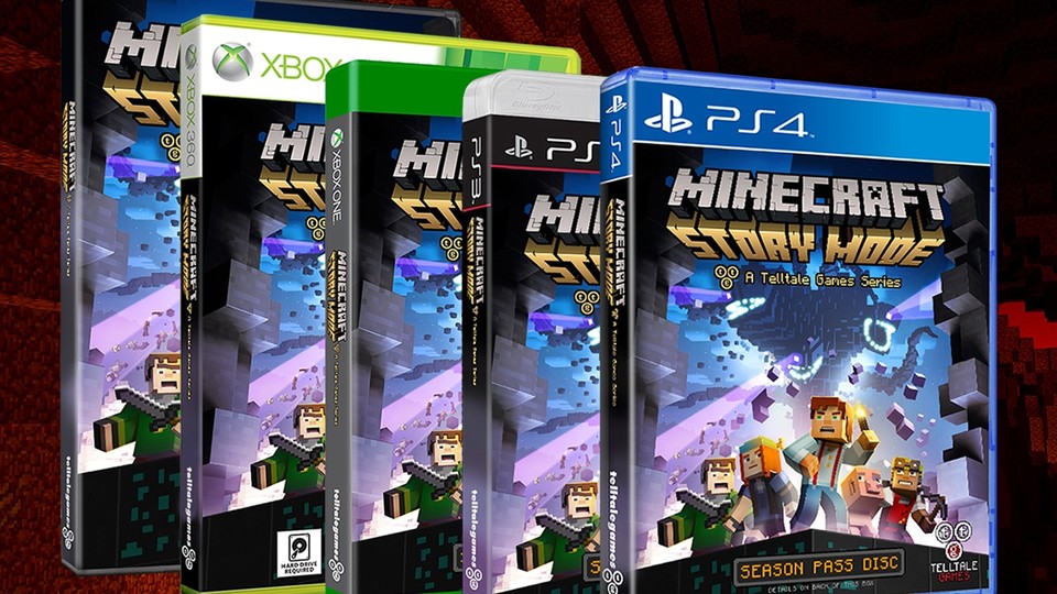 Season-Pass-Disc heißt das Zauberwort: Minecraft: Story Mode kommt als Retail-Fassung, auf der Disc ist aber nur die erste Episode. Veröffentlicht wird trotzdem gut zwei Wochen nach dem digitalen Release.
