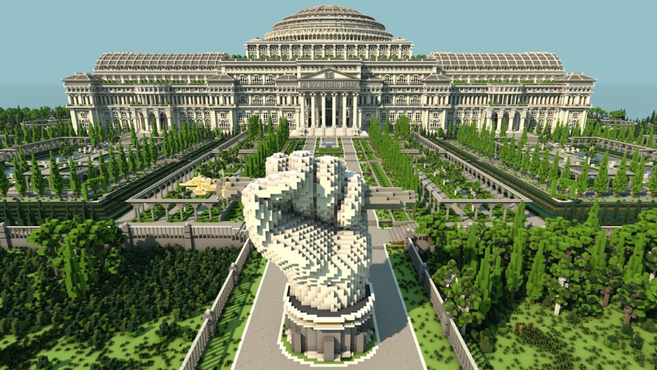 Durch eine gigantische Online-Bibliothek in Minecraft werden zensierte Artikel in autokratischen Staaten verfügbar.