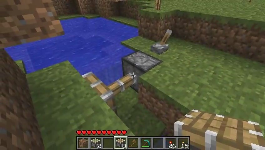 Minecraft: Mit den neuen Kolben-Blöcken lassen sich Schleusen errichten.