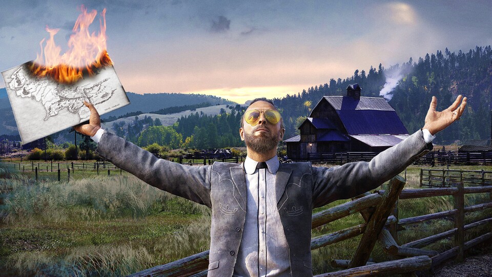 In Far Cry 5 wird es wohl keine Minimap mehr geben. Halleluja, sagt Rainer Sigl.