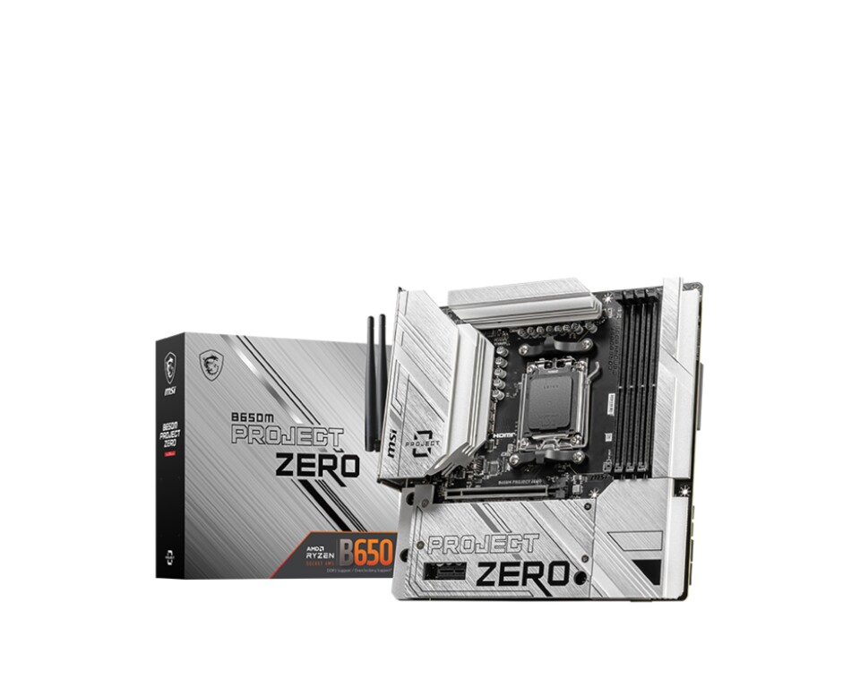 Für AMD-Befürworter ist das B650M PROJECT ZERO die richtige Wahl.
