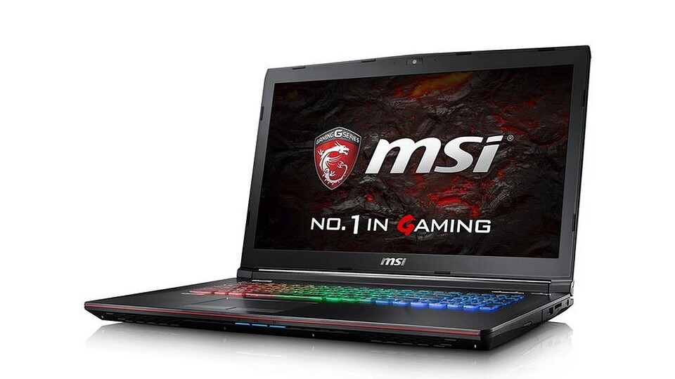 Das MSI GE72VR 6RF ist dank Skylake-Quadcore und GTX1060 gamingtauglich.