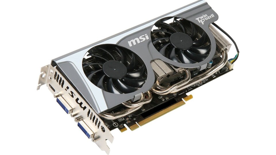 Die MSI Geforce GTX 560 Ti Twin Frozr kostet derzeit 215 Euro. Längerfristig dürfte der Preis unter 200 Euro fallen.