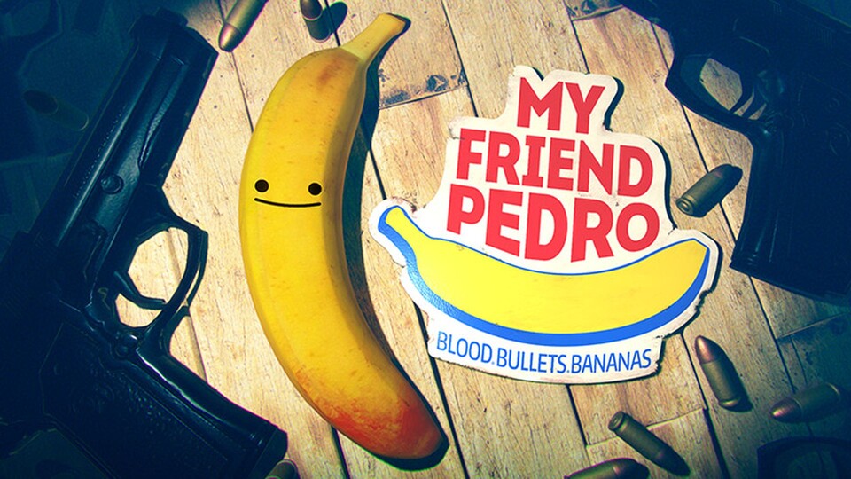 Ja richtig, Pedro ist eine Banane - eine Banane, die den Einsatz von Schusswaffen propagiert.