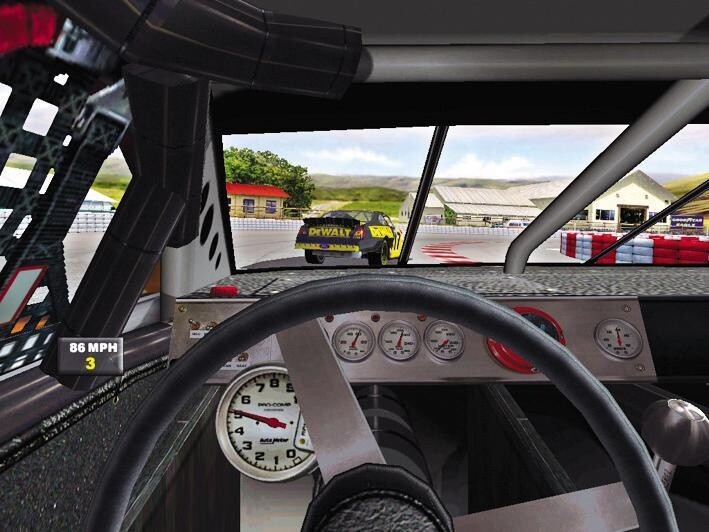 Der Sears-Point-Straßenkurs ist in der Cockpit-Perspektive besonders knifflig zu fahren.