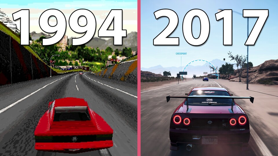 Need for Speed - Alle Titel von 1994 bis 2017 im Video