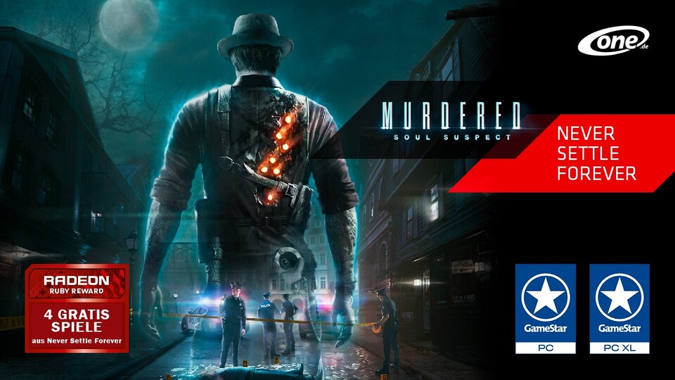 Das Detektivspiel Murdered: Soul Suspects von Square Enix erscheint am 6. Juni 2014 und ist schon jetzt Teil von AMDs Bonusprogramm »Never Settle Forever«.