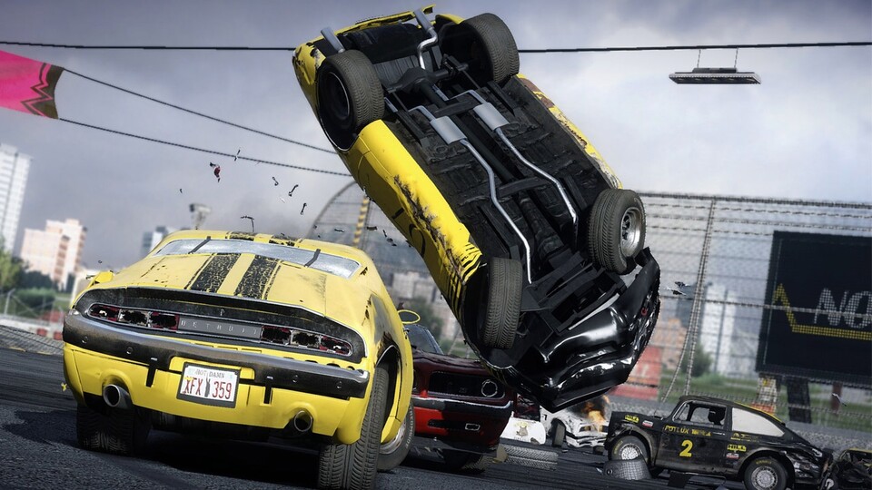 Next Car Game heißt ab sofort Wreckfest und bietet Multiplayer-Rennen für bis zu 18 Spieler.