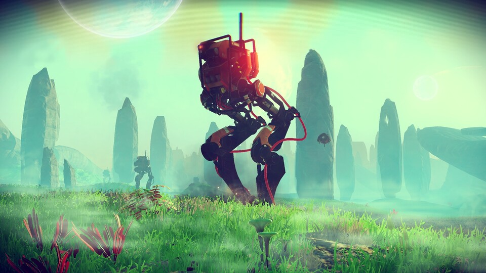 No Man's Sky hatte ebenfalls einen Auftritt auf der E3 2015. Zu sehen gab es frische Gameplay-Szenen aus dem Spiel, live vorgeführt vom leitenden Game-Designer.