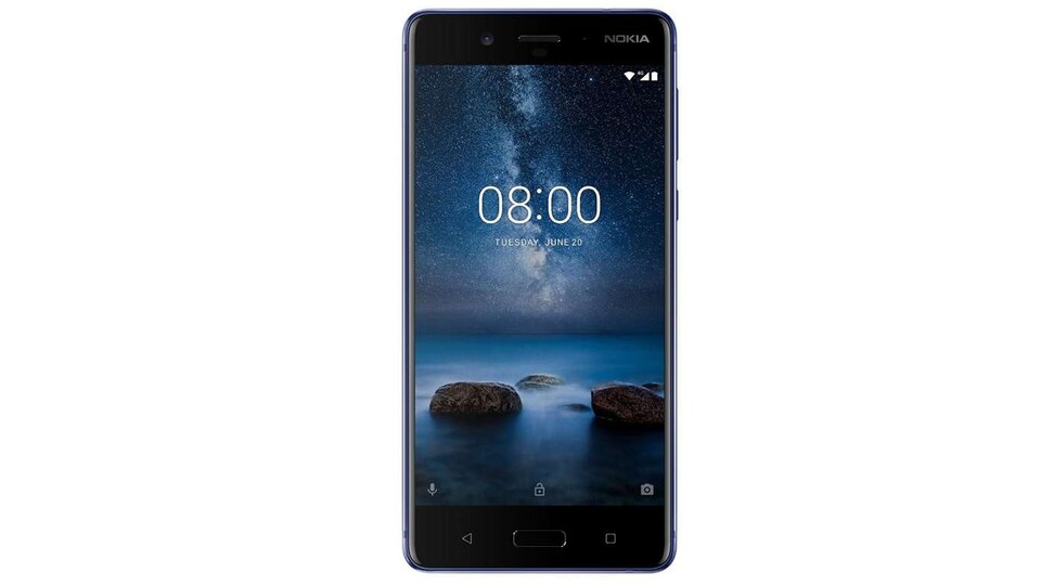 Das Nokia 8 besticht mit guter Ausstattung und einem unverbasteltem Android.