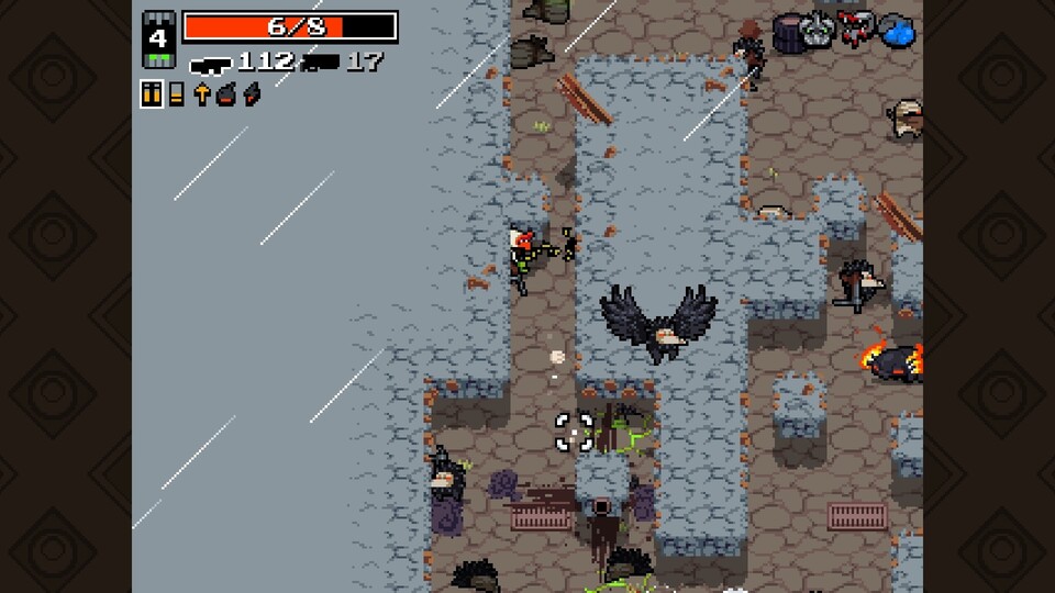 Grafisch ist Nuclear Throne kein Kracher, doch beim Spielen haben wir eh keine Zeit zum Meckern.