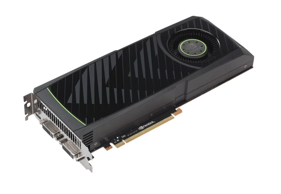 Die Geforce GTX 580 misst 26,5 cm in der Länge.