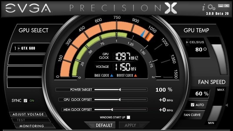 Die Geforce GTX 690 übertaktet sich dank GPU Boost automatisch.