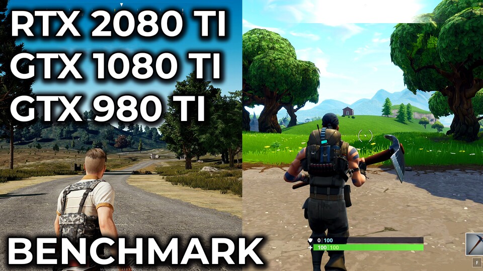 Nvidia Geforce RTX 2080 Ti - PUBG + Fortnite 4K-Benchmark mit Vergleich zu GTX 980 Ti und 1080 Ti