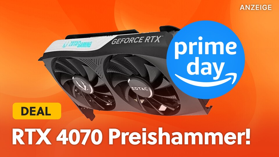 Die NVIDIA GeForce RTX 4070 ist am Prime Day im Angebot. So günstig bekommt ihr eine neue RTX-Grafikkarte für WQHD und DLSS 3.5!