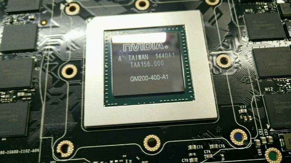 Der Nvidia GM200 ist der größte Maxwell-Grafikchip. (Bildquelle: Baidu)