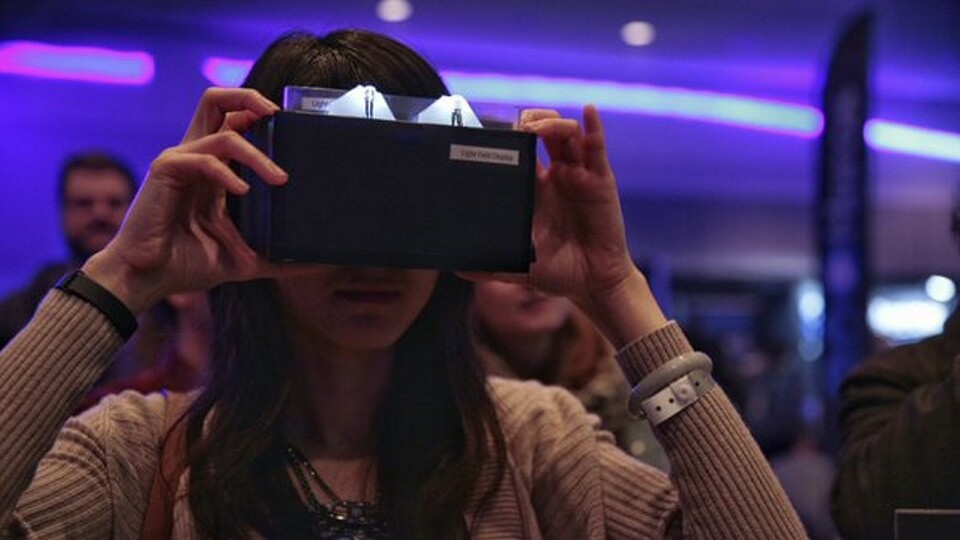 Nvidias Prototyp für Lichtfeld-basiertes VR war auf der VRLA zu sehen. (Bildquelle: Nvidia)