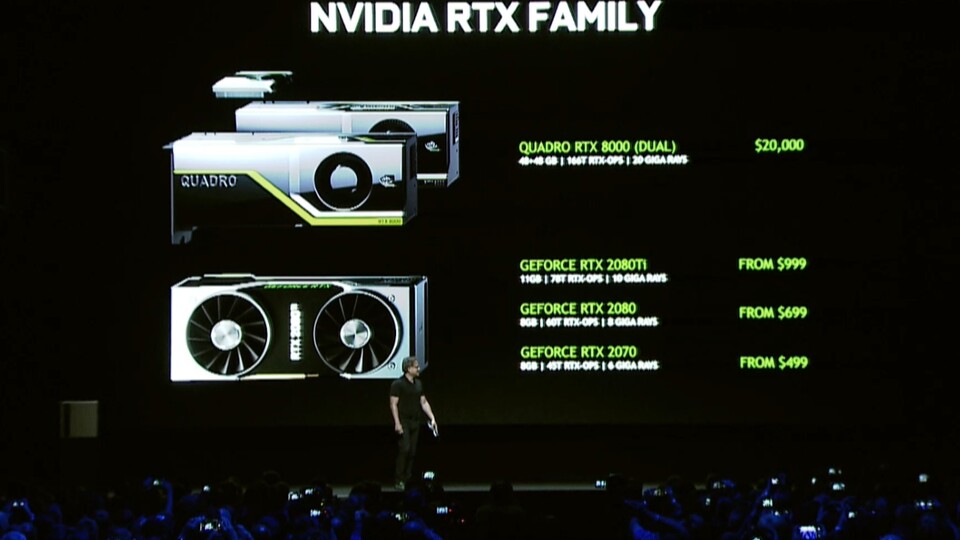 Die neuen RTX-Grafikkarten von Nvidia werden zeitnah auch in Komplett-PCs von Herstellern wie Dell oder Acer zu finden sein.