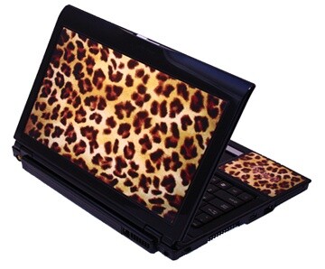 Der Laptop-Leoparden-Look.