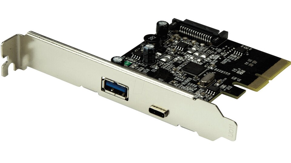 Wenn der PC über keine oder nicht ausreichend USB 3.0-Ports verfügt, lassen sich weitere per PCIe-Karte nachrüsten.