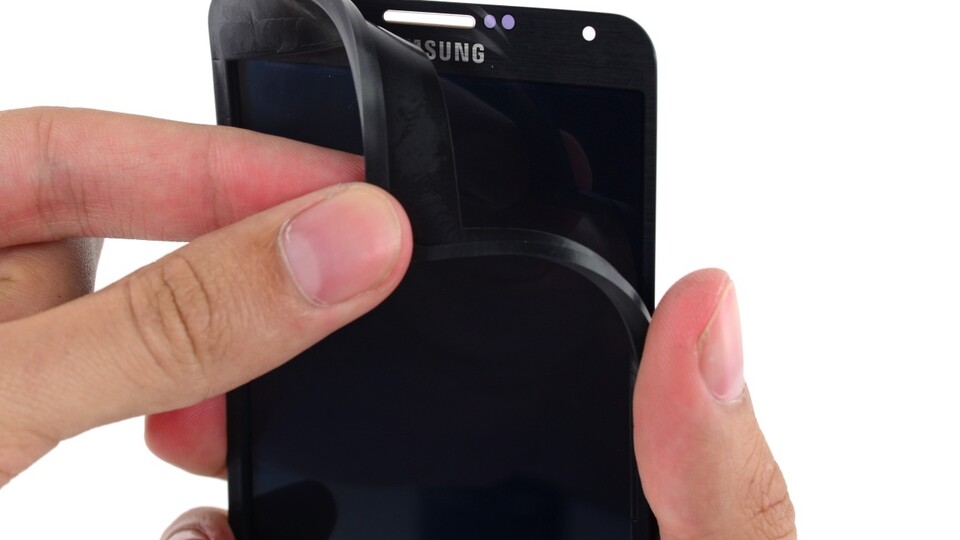 Das Oculus Rift DK2 verwendet das Display des Samsung Note 3 (Quelle: iFixit)