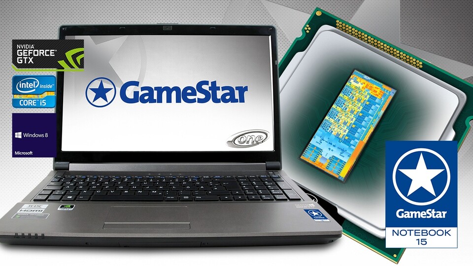 Das One GameStar-Notebook 15 bietet jetzt noch mehr Spieleleistung zum gleichbleibend kleinen Preis.