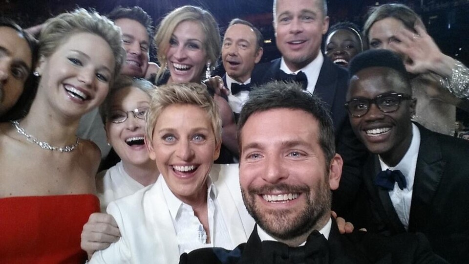 Bei der Oscar-Verleihung wurde das Samsung Galaxy Note 3 für dieses Selfie voller Hollywood-Stars genutzt.
