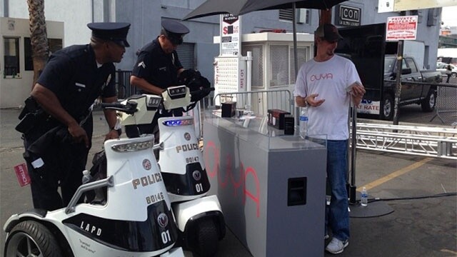 Ouya E3 2013 Stand Polizei