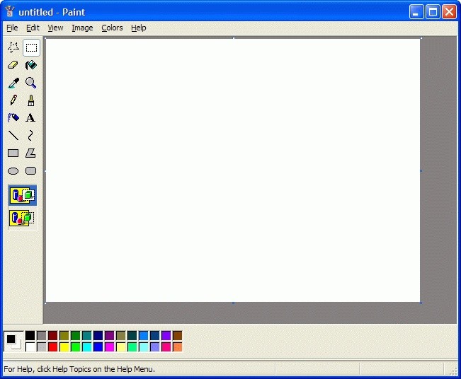 Windows Paint eignet sich insbesondere für Pixelart-Projekte.