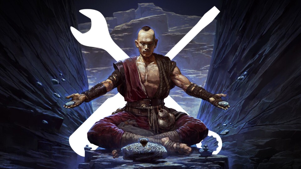 With the big update, the monk also has to concentrate in order to internalize all the changes.