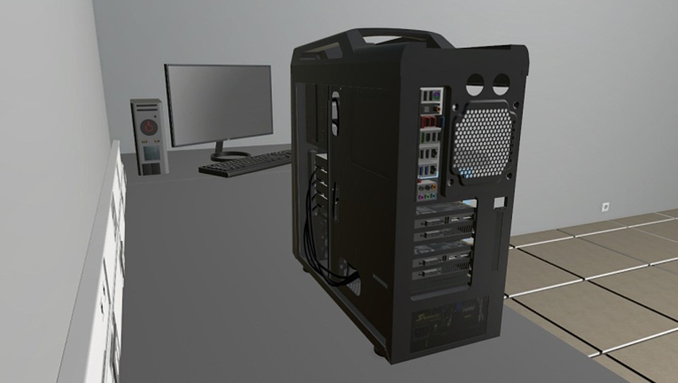 Im PC Building Simulator können Spieler ihren Traumrechner bauen.