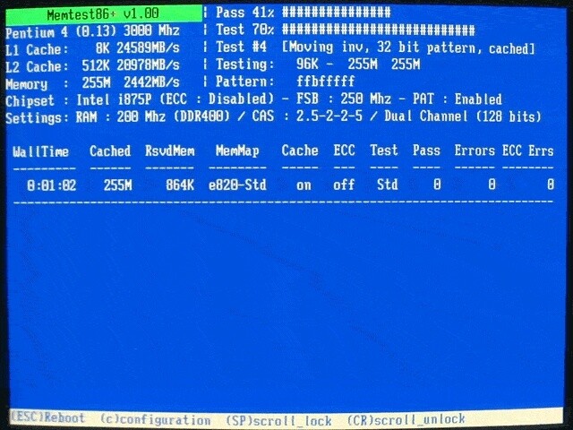 Das bleiebte Memtest86+ testet den RAM viel gründlicher als Windows-Tools.