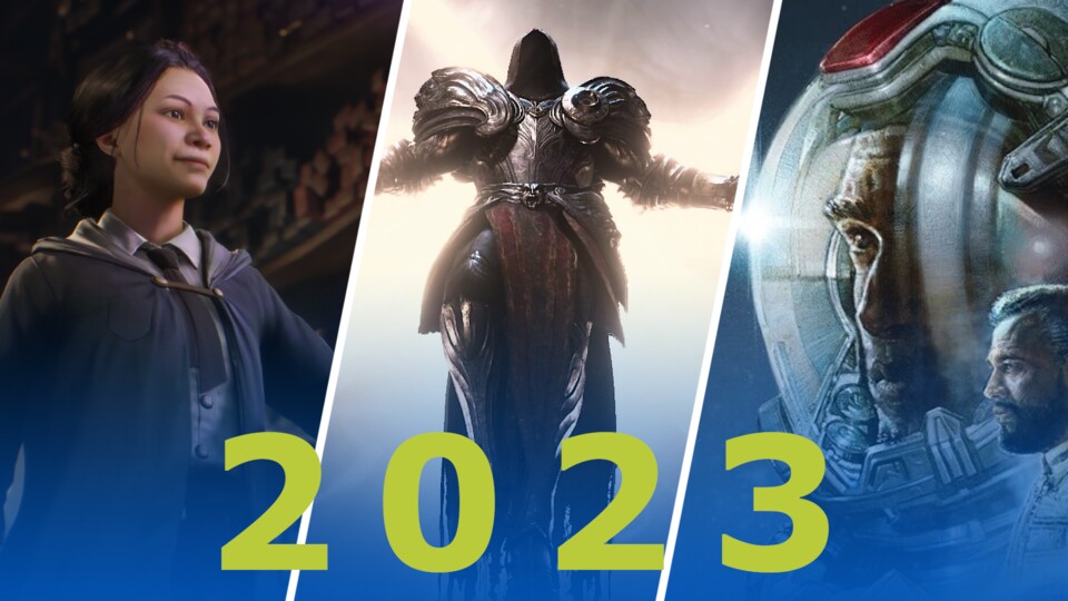 Drei große Highlights warten 2023 auf euch. Diablo 4, Hogwarts Legacy und Starfield sollen endlich erscheinen.